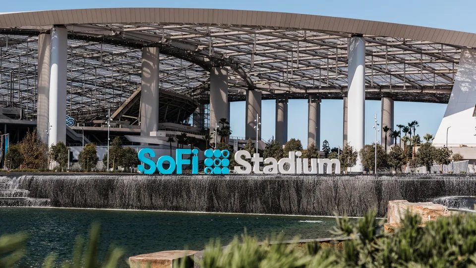 SoFi Stadium Exterior Sign